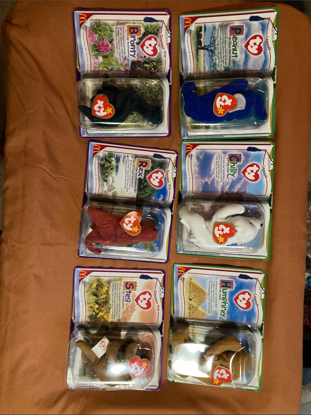 McDonald's Ty Plush millennium book Set.